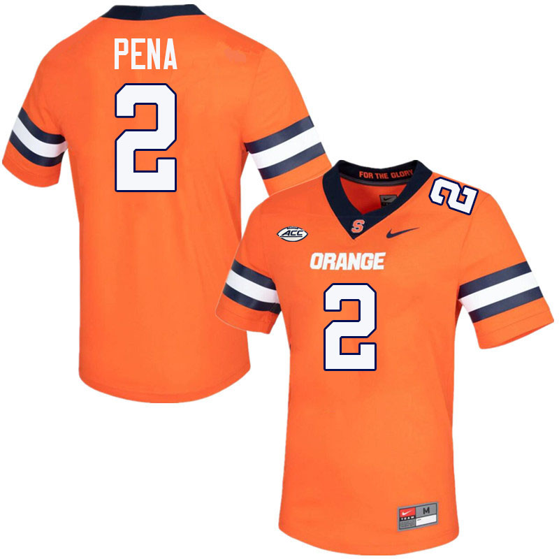 #2 Trebor Pena Syracuse Orange Jerseys,Syracuse University Football Uniforms,Apparels-Orange